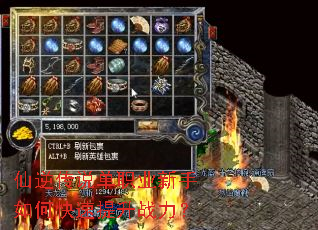 仙逆传说单职业新手如何快速提升战力？