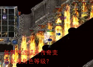 如何快速提升传奇变态私服角色等级？