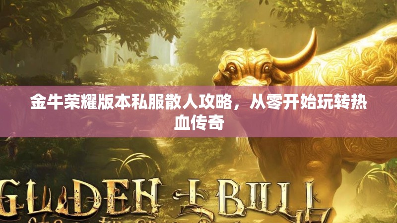 金牛荣耀版本私服散人攻略，从零开始玩转热血传奇