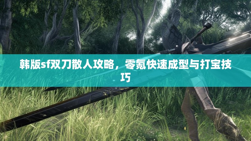 韩版sf双刀散人攻略，零氪快速成型与打宝技巧