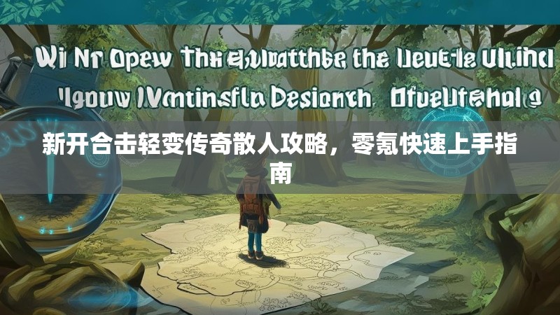新开合击轻变传奇散人攻略，零氪快速上手指南