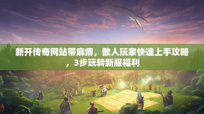 新开传奇网站带麻痹，散人玩家快速上手攻略，3步玩转新服福利