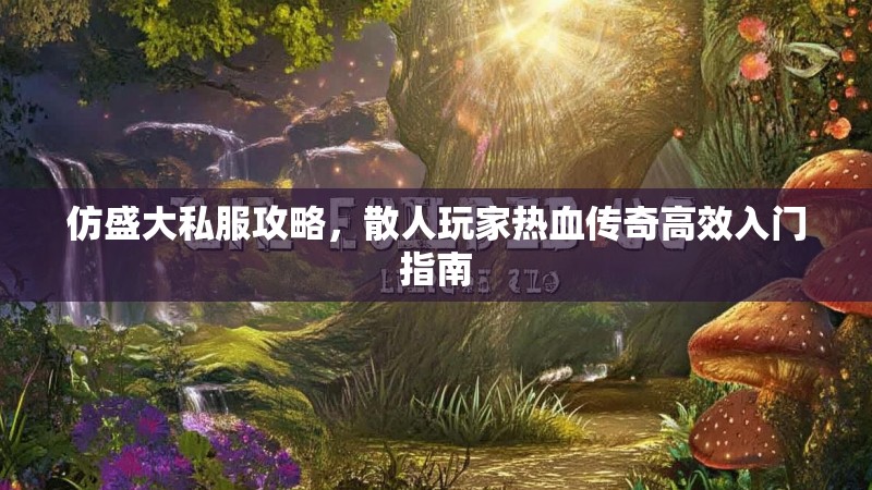 仿盛大私服攻略，散人玩家热血传奇高效入门指南