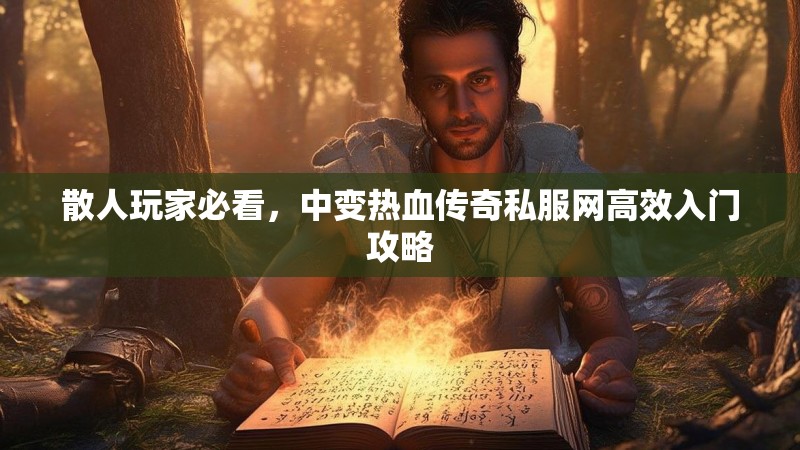 散人玩家必看，中变热血传奇私服网高效入门攻略