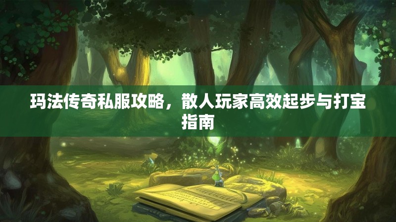 玛法传奇私服攻略，散人玩家高效起步与打宝指南