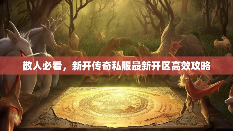 散人必看，新开传奇私服最新开区高效攻略