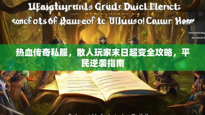 热血传奇私服，散人玩家末日超变全攻略，平民逆袭指南