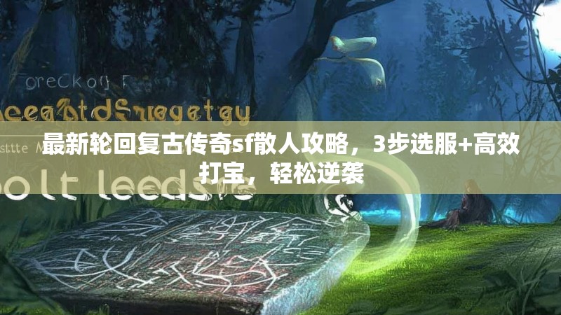 最新轮回复古传奇sf散人攻略，3步选服+高效打宝，轻松逆袭