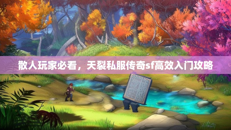 散人玩家必看，天裂私服传奇sf高效入门攻略