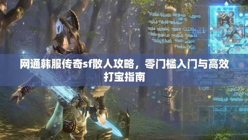 网通韩服传奇sf散人攻略，零门槛入门与高效打宝指南