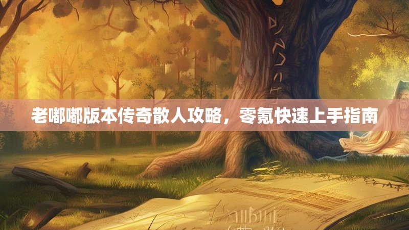 老嘟嘟版本传奇散人攻略，零氪快速上手指南