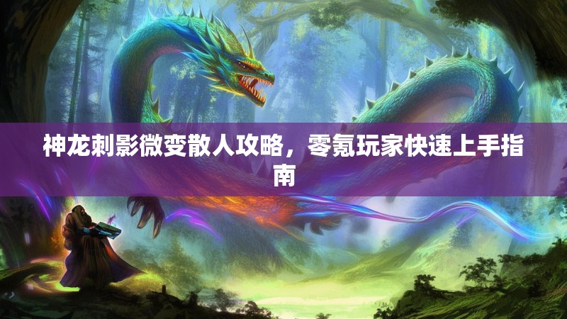 神龙刺影微变散人攻略，零氪玩家快速上手指南