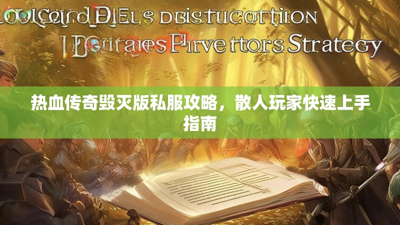 热血传奇毁灭版私服攻略，散人玩家快速上手指南