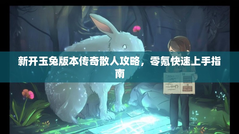 新开玉兔版本传奇散人攻略，零氪快速上手指南