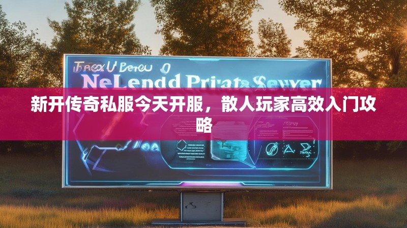 新开传奇私服今天开服，散人玩家高效入门攻略