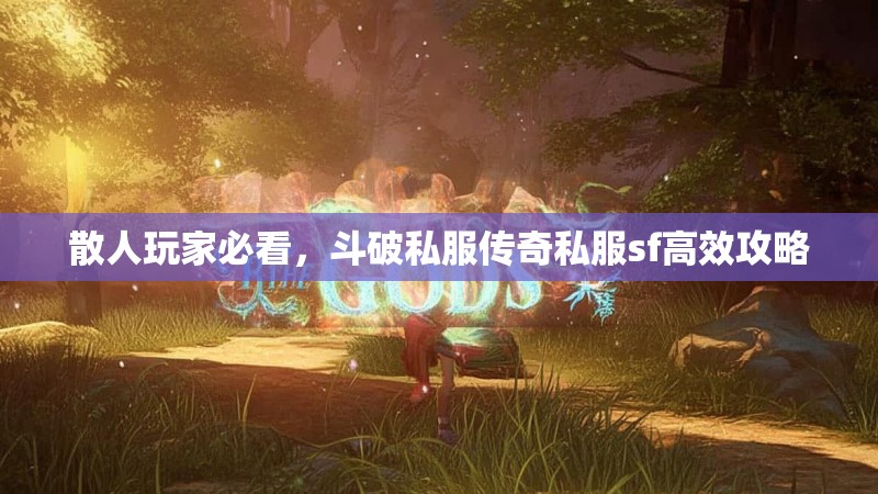 散人玩家必看，斗破私服传奇私服sf高效攻略