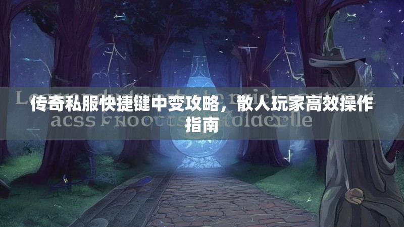传奇私服快捷键中变攻略，散人玩家高效操作指南