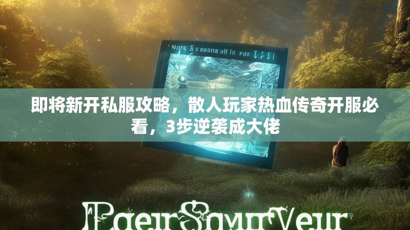即将新开私服攻略，散人玩家热血传奇开服必看，3步逆袭成大佬
