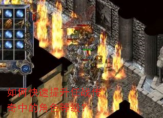 如何快速提升任战传奇中的角色等级？