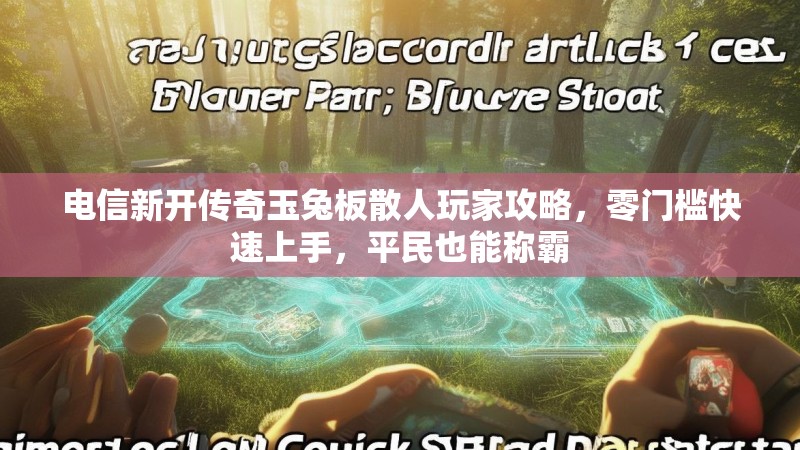 电信新开传奇玉兔板散人玩家攻略，零门槛快速上手，平民也能称霸