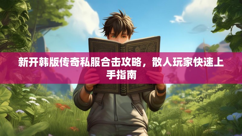 新开韩版传奇私服合击攻略，散人玩家快速上手指南