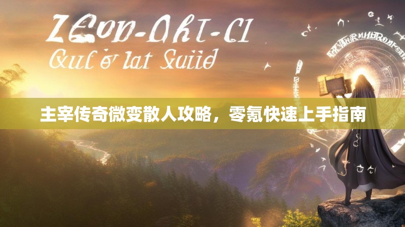 主宰传奇微变散人攻略，零氪快速上手指南