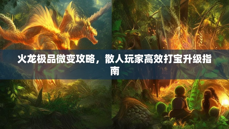 火龙极品微变攻略，散人玩家高效打宝升级指南