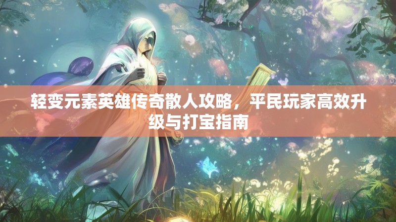 轻变元素英雄传奇散人攻略，平民玩家高效升级与打宝指南