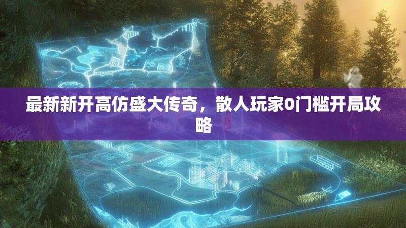 最新新开高仿盛大传奇，散人玩家0门槛开局攻略