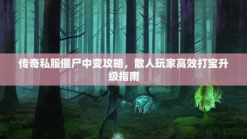 传奇私服僵尸中变攻略，散人玩家高效打宝升级指南