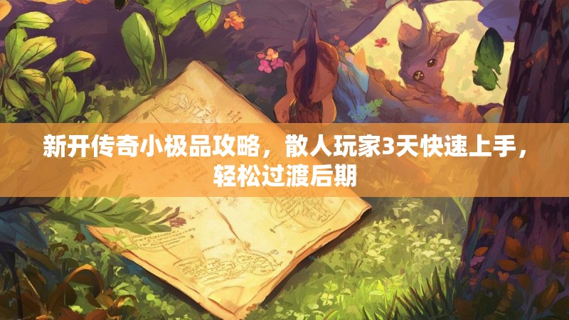 新开传奇小极品攻略，散人玩家3天快速上手，轻松过渡后期