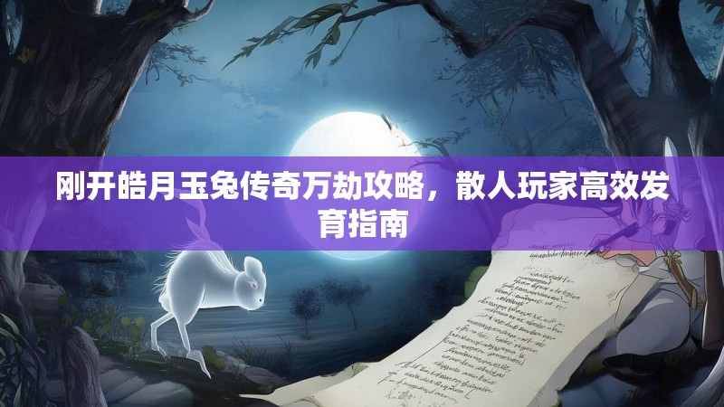 刚开皓月玉兔传奇万劫攻略，散人玩家高效发育指南