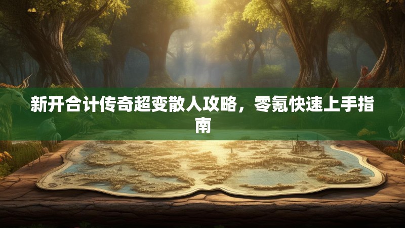 新开合计传奇超变散人攻略，零氪快速上手指南