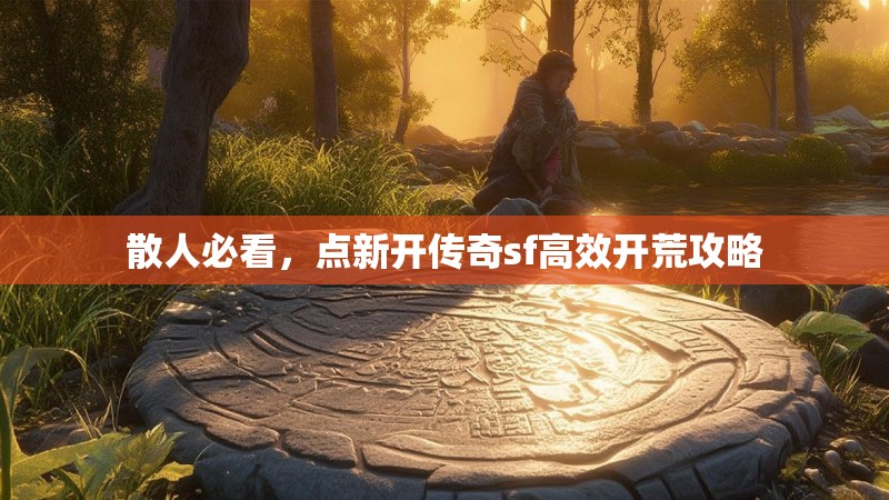 散人必看，点新开传奇sf高效开荒攻略