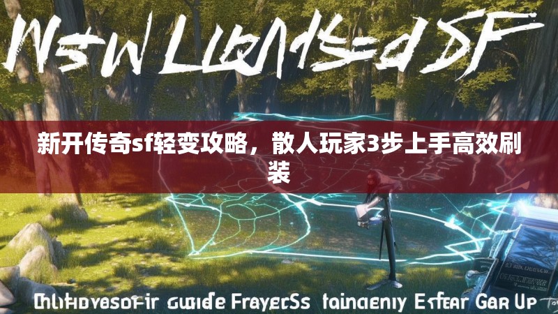 新开传奇sf轻变攻略，散人玩家3步上手高效刷装
