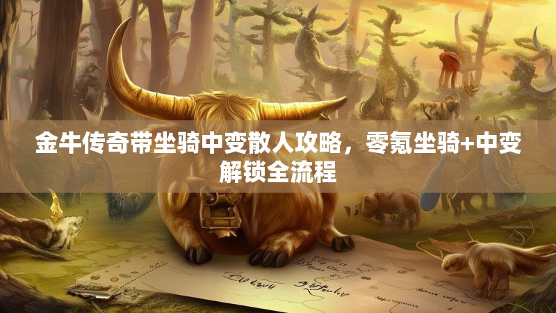 金牛传奇带坐骑中变散人攻略，零氪坐骑+中变解锁全流程