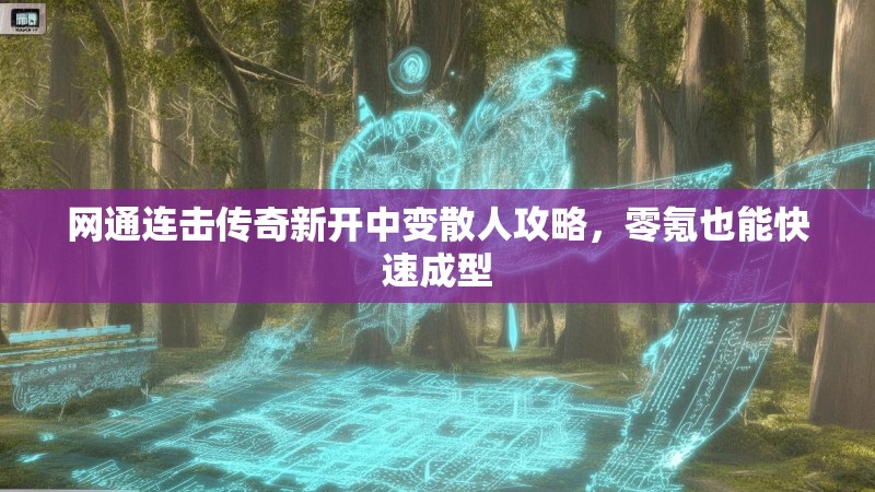 网通连击传奇新开中变散人攻略，零氪也能快速成型