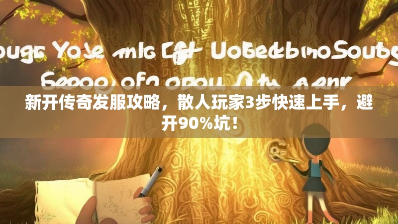 新开传奇发服攻略，散人玩家3步快速上手，避开90%坑！