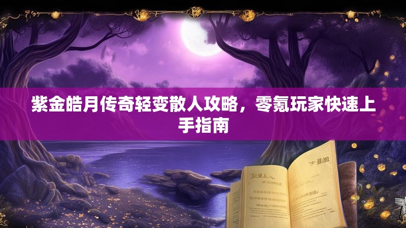 紫金皓月传奇轻变散人攻略，零氪玩家快速上手指南