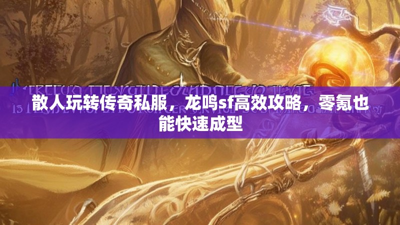 散人玩转传奇私服，龙鸣sf高效攻略，零氪也能快速成型