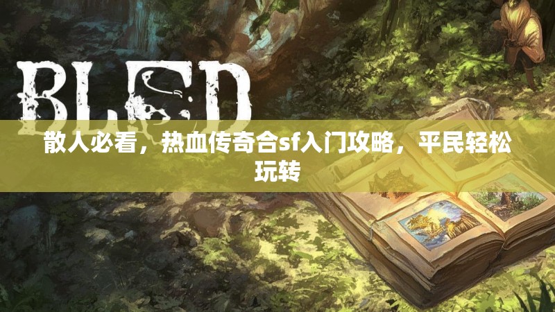 散人必看，热血传奇合sf入门攻略，平民轻松玩转