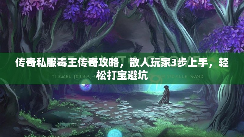 传奇私服毒王传奇攻略，散人玩家3步上手，轻松打宝避坑