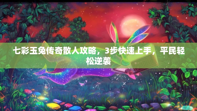 七彩玉兔传奇散人攻略，3步快速上手，平民轻松逆袭