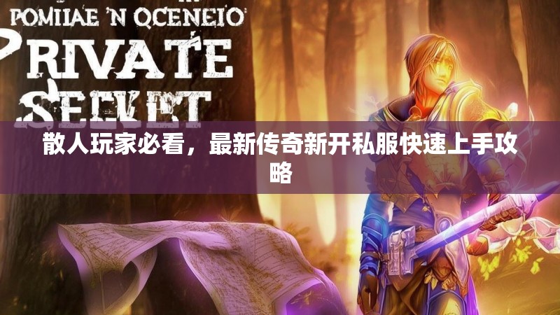 散人玩家必看，最新传奇新开私服快速上手攻略