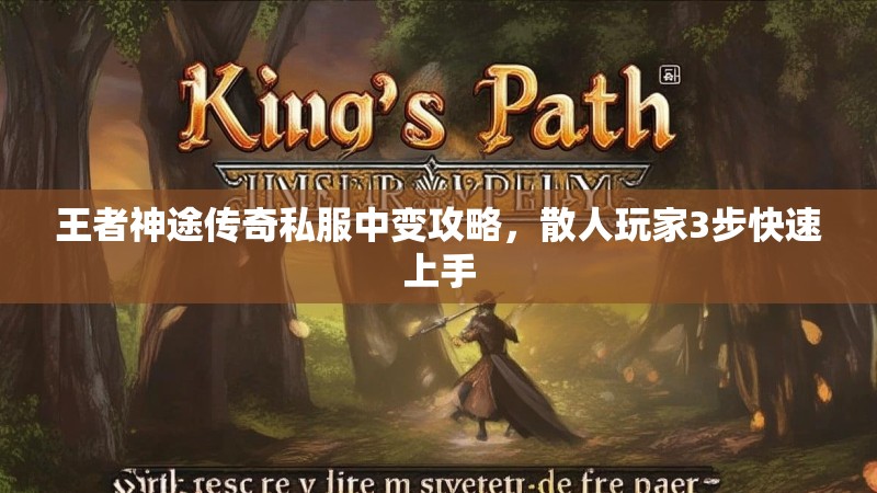 王者神途传奇私服中变攻略，散人玩家3步快速上手